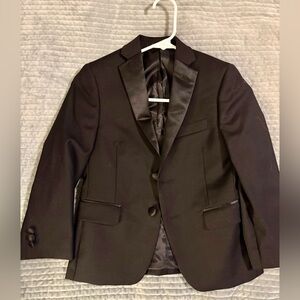 Ralph Lauren boys Black Tuxedo suit with shirt and tie